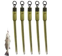 Connecteur d'Émerillon pour Pêche à la Carpe | Universel cuivre quick change 5 pièces | tige de sachets solides mash | Pour Pêcheurs Truite Carpe Saumon Achigan Plein Air Étang Rivière Lacs Ruisseaux