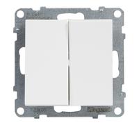 Connecteur d'escalier double blanc 10AX 250V bornes SUNO 721108