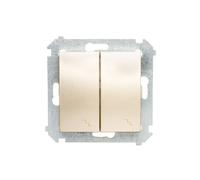 Connecteur d'escalier double rétroéclairé Simon 54 DW6/2L.01/44