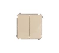 Connecteur d'escalier Simon Basic double beige BMW6/2.01/12