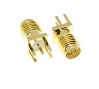 Connecteur d'espacement de 1.2mm à montage à Angle droit PCB, adaptateur mâle Jack femelle RPSMA-KE SMA-KE(RPSMA-KE1.2mm,20PCS)