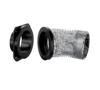 Connecteur d'évacuation de sécheuse à connexion rapide 180 degrés scellé Connecteur d'échappement Couplage d'évent Composant d'entretien