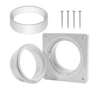 Connecteur D'évent De Sécheuse - Kit De Couplage D'évent De Sécheuse ABS | Adaptateur D'aération De Connecteur D'extension De Tuyau │ Connecteur D'aération De Tuyau De Sèche-linge │ Déconnexion Pour É