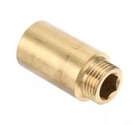 Connecteur d'extension de robinet, adaptateur de tuyau d'eau en laiton de 1 à 5 cm pour extension de filetage G1/2 avec adaptateur de robinet d'eau potable, compatibilité pour système de chauffage et