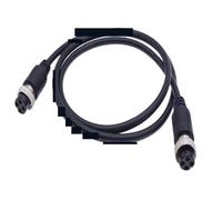 Connecteur d'extension GX16 4 broches vers femelle for prise de sécurité 1,3,5 m(GX16-4female female,1meter)