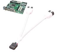 Connecteur d'extension - Répartiteur USB de carte mère, câble d'extension, ports d'extension durables | Répartiteur USB pour carte mère avec concentrateur USB interne multi-ports, répartiteur