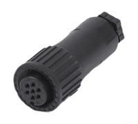 Connecteur DIN 7 broches pour électrovanne Rexroth R900217845 Atos SP-664 Moog DB97007061 Boîtier plastique