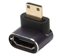 Connecteur d'interface Multimédia HD, Mini Adaptateur d'interface Multimédia HD Type C Mâle à Femelle, Coque en Alliage d'aluminium pour Le Bureau