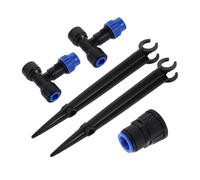 Connecteur D'irrigation Goutte à Rapide pour Jardin, Raccord Pom Noir | Installation Rapide, Économie D'eau, Usage Polyvalent, pour Arrosage des Racines, Irrigation Agricole