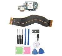 Connecteur Dock pour S22 Ultra SM S908U Version Américaine, Port de Chargement de Téléphone USB C, Câble Flexible de Remplacement de Carte PCB avec Kit de Réparation