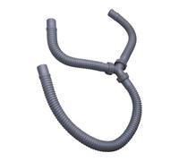 Connecteur double d'évacuation pour évier 3 voies en Y cannelé 30 mm | Se connecte à deux sorties d'évier de caravane ou camping-car dans un seul tuyau de drainage pour une gestion fluide et