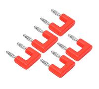 Connecteur Double Fiche Banane de Haute qualité, 5 Fiches Bananes à 2 Voies pour Instruments électroniques et équipements Industriels, Espacement de 19 Mm, Cuivre nickelé pour Charger des