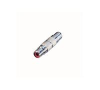 Connecteur Droit RCA Femelle Compact et Résistant Argent