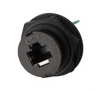 Connecteur E16 étanche IP67 avec design à clipser pour les applications de coupleur de commutateur réseau et d'en-tête de broche