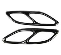 connecteur echappement Pour Mercedes Pour Benz CLA 118 W118 CLA180 CLA200 CLA220 CLA250 CLA260 2020-2022 Silencieux Tuyau D'échappement Couvercle Arrière Tuyaux(Black)