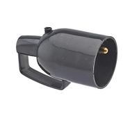 Connecteur electrique - Adaptateur prise - Raccord electrique - Fiche electrique - Fiche Femelle Douille D.4,8mm Avec EclIPse Noir Sortie Droite A Coiffe Avec Anneau De Traction - Debflex - 713560