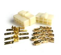 Connecteur électrique Automobile, 5 Jeux de 6.3mm 2/3/4/6/8 Broches DJ7021-6.3, Kits de bornes de câbles for Moto(5Set 8P)