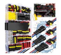 Connecteur Électrique Automobile 808PCS - Connecteurs Automobile Rapides 1/2/3/4/5/6 Pôles avec Pince - Pour Voiture