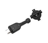 Connecteur électrique de avec coque de boîtier en | Interface en forme de huit définie, structure de connecteur distincte, repère de forme clair pour la comparaison de