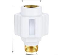 Connecteur électrique de prévention des fuites pour chauffe-eau avec technologie de résistance à l'eau et capacité de débit de sortie optimisée (1 dent en aluminium)