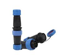 Connecteur électrique étanche IP68 SP21 - Connecteur de câble d'alimentation de type station d'accueil 2 broches à 12 broches for utilisation en extérieur(1PCS SP21-4D)