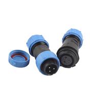 Connecteur électrique étanche SP17 for câbles de 5 à 10 mm² - Douilles mâles/femelles à vis/écrou, indice de protection IP68, for une utilisation en extérieur(1PCS-2P Docking Type)