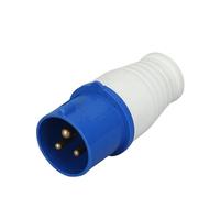 Connecteur électrique extérieur étanche 32 A, 3 broches, 2P+T - Boîtier de jonction IP44 for usage industriel, 220-240 V, 1 pièce(023)