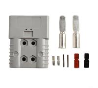 Connecteur électrique sans genre étanche 160A IP67 pour EV, chariot élévateur et systèmes de stockage d'énergie - Cuivre plaqué argent, DC1000V, 2P+E, 4 broches (1PCS)