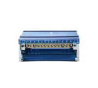 Connecteur électrique universel modulaire à vis WDH407/411/415, bornier for rail DIN, boîte de distribution d'alimentation, 1 pièce(WDH415)