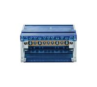 Connecteur électrique universel modulaire à vis WDH407/411/415, bornier for rail DIN, boîte de distribution d'alimentation, 1 pièce(WDH411)