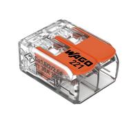 Connecteur électrique - Wago - Transparent - Pack de 50 - 41 A/450 V - Utilisation intérieure
