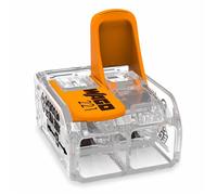 Connecteur électrique - Wago - Transparent - Pack de 50 - 41 A/450 V - Utilisation intérieure