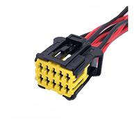 Connecteur électronique de harnais de fil de prise de commande de rétroviseur de verre de fenêtre de voiture de 10Pin avec le câble compatible avec Che~rlet 98816-1011