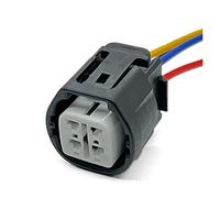 Connecteur électronique de moteur D4D de faisceau de câbles de réparation de régulateur d'alternateur 4Pin Compatible avec Acura 90980-11964 6189-0694 ( Color : 4Pin Female , Size : 1 Pc With 15cm Wir