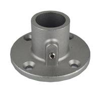 Connecteur en alliage d'aluminium, 20mm/25mm/32mm, Base en T coudé, raccord plat tridimensionnel, fixation de connexion, pièces d'étagère en Tube d'acier, 1 pièce(Di-zhuo,25mm)
