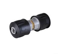 Connecteur en alliage d'aluminium conçu pour les systèmes Karcher Large Union fournit une connexion robuste pour divers équipements de nettoyage