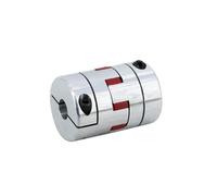 Connecteur en aluminium d'accouplement d'arbre fle 3 pièces mâchoire Flexible couplage prune coupleur diamètre 25mm longueur 30mm 8mm à 10mm 5/6/6.35/8/9.5/10/12mm(12X12)