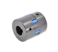 Connecteur en aluminium d'accouplement d'arbre fle Accouplement en fleur de prunier for servomoteur étoile Couple élevé L100 Diamètre extérieur 65(L100-15x20)