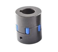 Connecteur en aluminium d'accouplement d'arbre fle Adaptateur d'arbre de moteur à trois mâchoires L100 D64.5 L88, couplage transition, coupleur prune, pince for graveur, couple élevé(18x30mm)