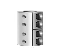 Connecteur en aluminium d'accouplement d'arbre fle D20L35 pièce d'imprimante 3D coupleur à vis mère 1 rigide couplage 8x10 6x8 5x8mm connecteur de moteur d'arbre(D20XL35-6X6)