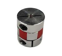 Connecteur en aluminium d'accouplement d'arbre fle D40L50 12mm/14mm/15mm/16mm/17mm/18mm/19mm/20mm/22mm Flexible Plum Spider Accouplement d'arbre Coupleur Servo Moteur Connecteur Manchon(14mm-18mm)