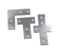 Connecteur en forme de T/L/croix reliant le profil en aluminium support de Joint d'angle en forme de plaque Durable for 2020/3030/4040(2020 Cross-6Holes)