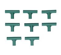 Connecteur en Forme de T pour Piquet de Plante, Adaptateur en T, Robuste et Durable, Cadre de Support de Jardin à Trois Voies pour étagères de Meubles de Serre, Tuyau en Plastique