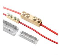 Connecteur en laiton avec borniers rapides pour applications de câblage électrique et industriel pour gérer les courants élevés en toute sécurité (S6)