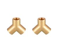 Connecteur En Laiton Robuste En Forme De Y De 2 Pouces Pour Une Distribution Efficace Des Fluides Solution De Plomberie Étanche À Double Port 2 Pièces Connecteur D'eau De Jonction En Y Scellé