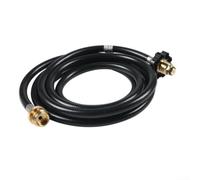 Connecteur en laiton robuste pour bouteilles de gaz de 0,5 kg à 9,1 kg, options de longueur de 1,8 m et 3 m pour une utilisation sûre (1,8 m)