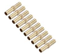 Connecteur En Ligne Droite À Crochet, Adaptateur 2 Voies En Laiton À Crochet Pour Connexion De Tube 6 Mm (6 Mm, 10 Pièces)