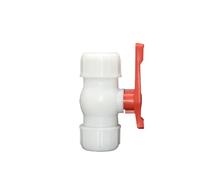 Connecteur en T de robinet à tournant sphérique à 3 voies en plastique for conduite d'eau en PVC PE(50 mm x repair)