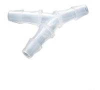Connecteur en T en plastique en forme de Y pour systèmes d'arrosage goutte à goutte - Raccord cannelé efficace pour aquariums et jardins (T en Y 7 mm)