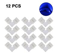 Connecteur en T pour rubans LED RGB 5050 de 10 mm de large, adaptateurs sans soudure en PVC de haute qualité pour une extension sans joint.